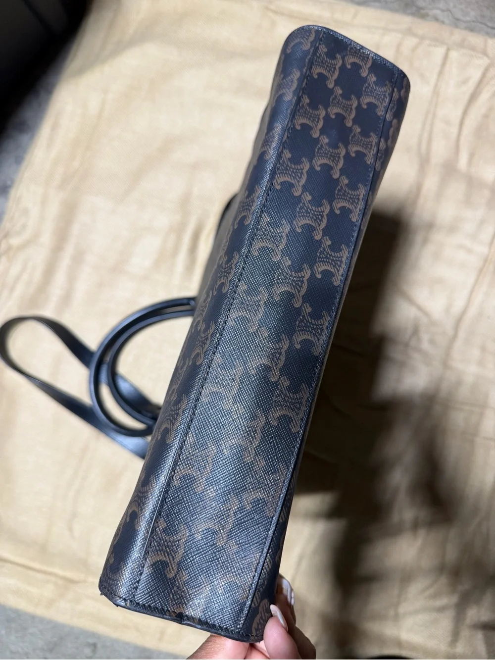 Celine logo canvas